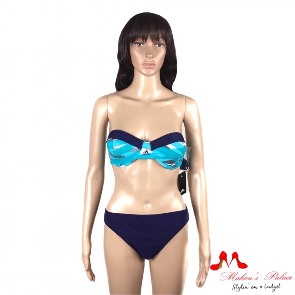 Adidas Swimwear - Bandeau Top & Hipster Bottom